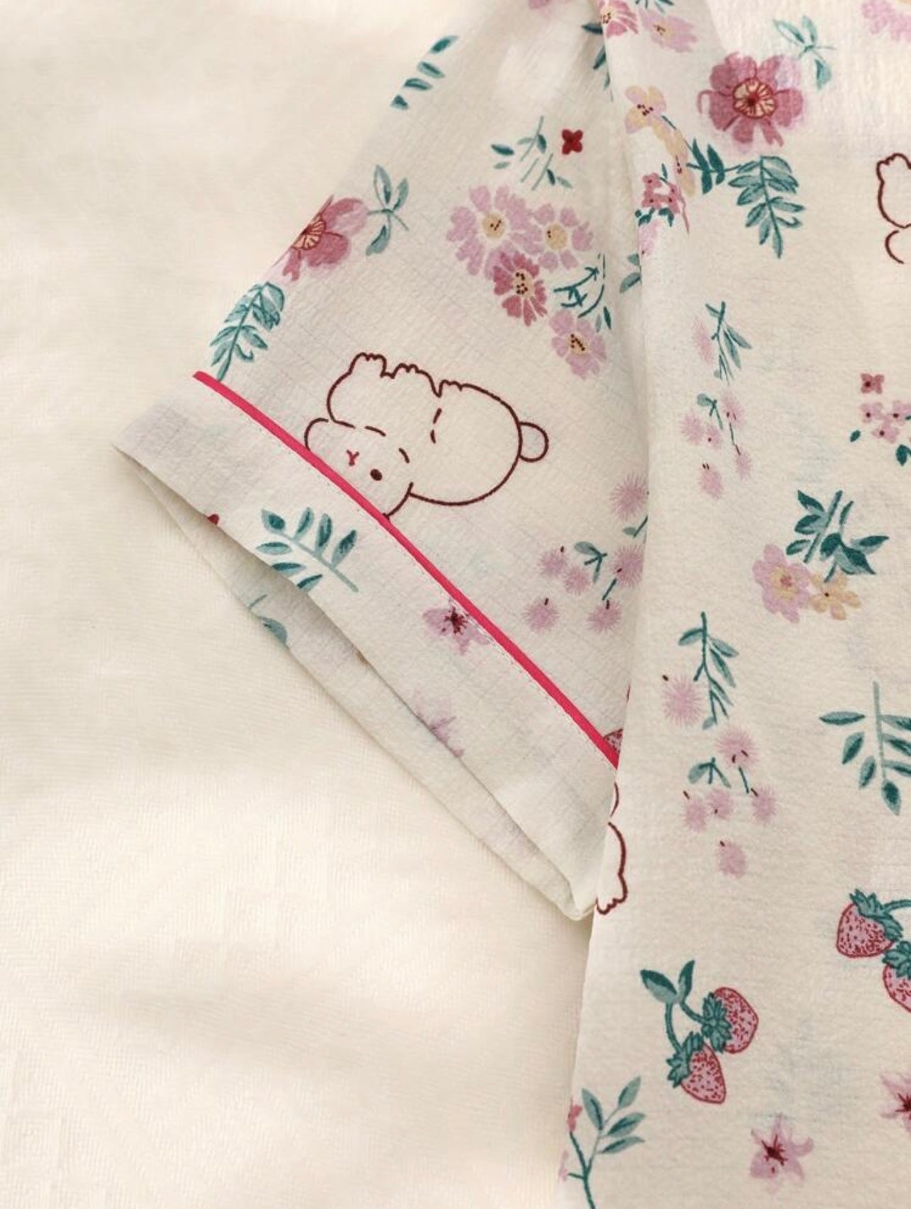 Pijama bunnies & flowers