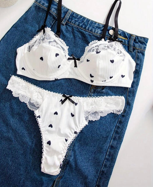 Conjunto Blue heart